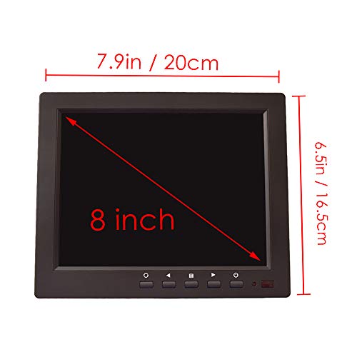 楽天市場】8インチモニター CCTV LCD 小型モニター 4：3 IPSスクリーン