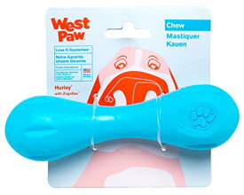 West Paw ゾゴフレックス ハーリー 犬 おもちゃ ペット用品 丈夫 犬用品 水に浮く 犬 おもちゃ 噛む ストレス解消 運動不足 家の破壊防止対策 いぬおもちゃ ブルー S サイズ