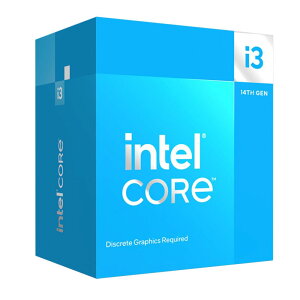 Intel Core i3-14100F fXNgbvvZbT[ 4RA (4 PRA + 0 ERA) ő4.7 GHzB
