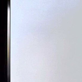 窓 めかくしシート 窓用フィルム すりガラス調・インテリア ガラスフィルム 水で貼る・貼り直し可能目隠しシート 断熱遮熱シート UVカット 艶消し白い色 DS001W(0.443MX2M)