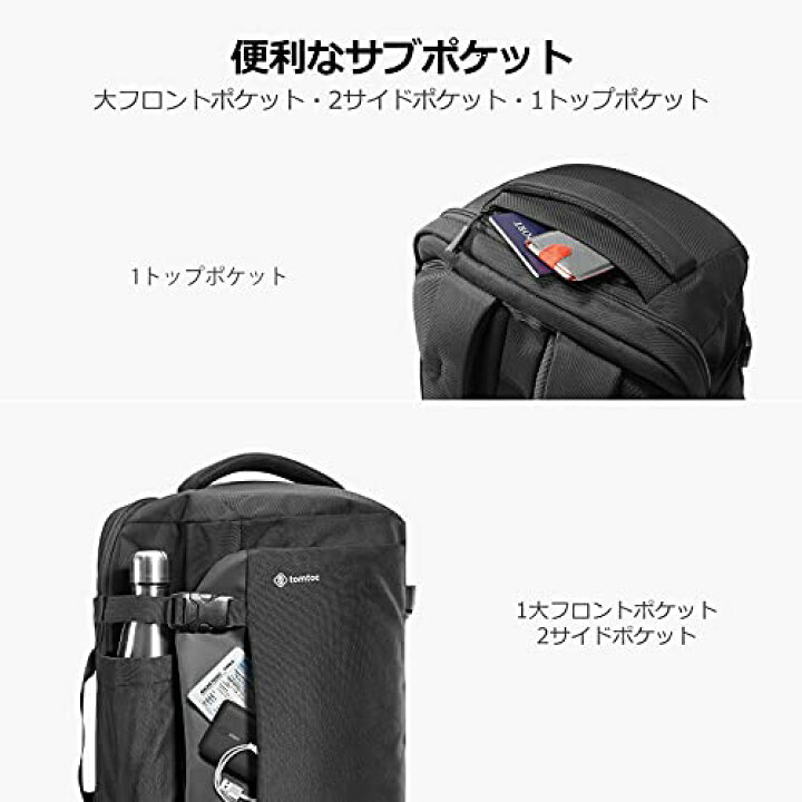 楽天市場】ビジネスリュック メンズ 大容量 40L トラベル バックパック 