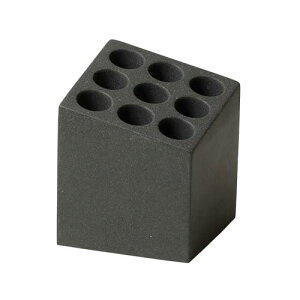 ideaco(イデアコ) 傘立て 9本挿し 幅14×奥行14×高さ17.5cm CUBE stone sand black (キューブ ストーンサンドブラック)