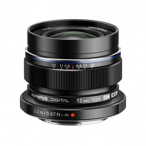 OLYMPUS �P�œ_�����Y M.ZUIKO DIGITAL ED 12mm F2.0 �u���b�N ED 12mm F2.0 BLK