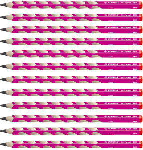 STABILO �X�^�r�� ���������w�K���M �C�[�W�[�O���t HB �s���N �E��p �O�p ������ ���� ���O���� �q�� �c�� �j�̎q ���̎q 12�{ B322-01-HB