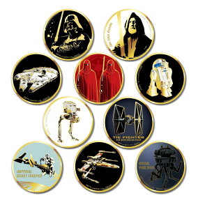 テンヨー(Tenyo) STAR WARS スター・ウォーズ 金バッジ vol.2 【10個入BOX販売】 WKB-S02