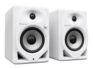 Pioneer DJ 5�C���` 2way�A�N�e�B�u���j�^�[�X�s�[�J�[ DM-50D-W (White) �z���C�g