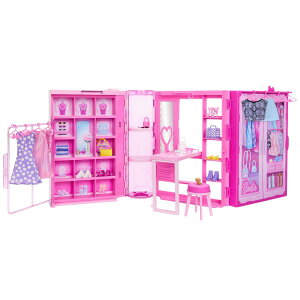 �o�[�r�[(Barbie) �o�[�r�[ ���イ�̂���傭�΂���! �������ȃs���N�̃h���[���N���[�[�b�g �h�[���ʔ� �o�[�r�[�l�` ���������l�`�E�n�E�X �܂܂��ƁE�������V�� 3�΂��� �s���N HXD59