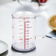 貝印 どこでも注げる耐熱計量カップ 500ml | 計量カップ 耐熱 500ml 500cc 最小目盛 10cc 10ml プラスチ…