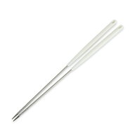 【ポイント10倍＆クーポン：マラソン限定】貝印 先ステンレス菜箸 30cm | ホワイト 白 ステンレス 食洗器…
