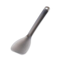 【10％OFF：スーパーSALE限定】 貝印 炒めるスプーンヘラ | グレー グレージュ 灰色 エンボス加工 食洗器…