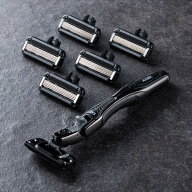 【10％OFFクーポン＋ポイント：マラソン限定】 AUGER コンボパック ホルダー＋替刃6個付 新生活 一人暮らし
