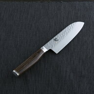 旬 Premier 三徳 135mm 貝印 包丁 SHUN VG-MAX ダマスカス材 ギフト プレゼント 料理 調理 積層強化木 右…
