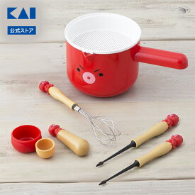 【最大15％OFFクーポン＋ポイント：マラソン限定】 貝印 おうちでたこ焼きツールセット | たこ焼き ピック 2本 セット 子ども まいど本舗 たこやき タコ焼き 粉つぎ 油引き たこ焼き器 たこ焼き機 セット商品 一人暮らし たこ焼き 道具 たこ焼きピック たこ焼きセット