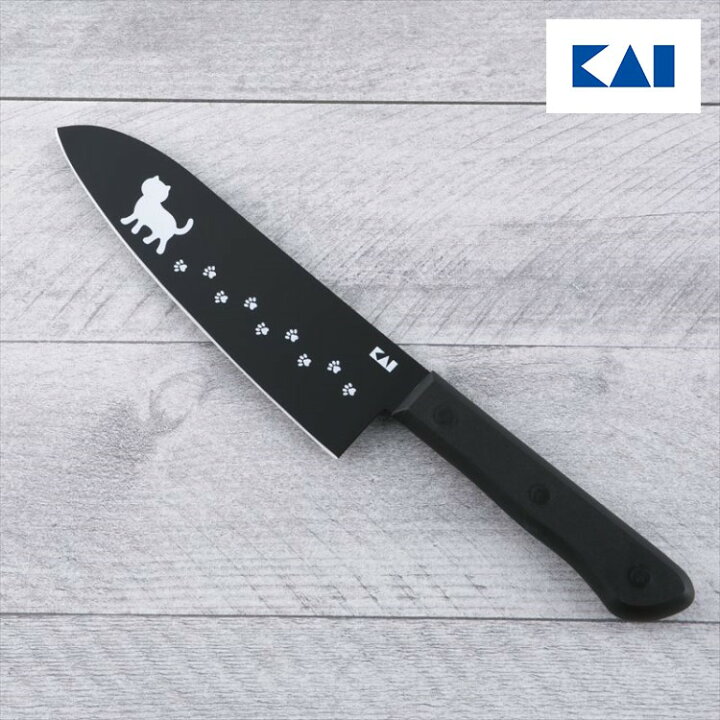楽天市場 貝印 ニャミー ステンレス 包丁 165mm 三徳包丁 16 5cm Ab5801 Nyammy 猫 ねこ ネコ Cat かわいい 可愛い 動物 おしゃれ Kai プレゼント ギフト 出産祝い Kaiストア