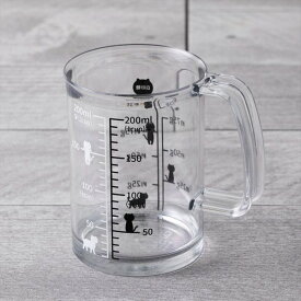 【ポイント20倍：15日限定】貝印 ねこ 猫 Nyammy ニャミー ねこの計量カップ 200ml DH2726 猫 ねこ ネコ cat かわいい 可愛い 動物 おしゃれ ギフト 贈り物 お菓子作り 製菓道具 ホワイトデー 猫グッズ ねこグッズ 女性 男性 雑貨 父の日
