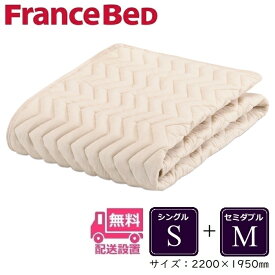 フランスベッド バイオベッドパッド S+Mサイズ【送料無料】シングル＋セミダブル（一枚縫製）