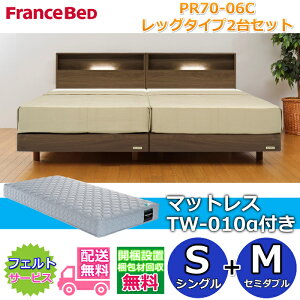 �t�����X�x�b�h �x�b�h�t���[��PR70-06C ���b�O�^�C�v�}�b�g���XTW-010���t�� 2��Z�b�g�y�J���g�ݗ��Đݒu�����z�r�t���x�b�h�t���[���V���O��+�Z�~�_�u���@S+M
