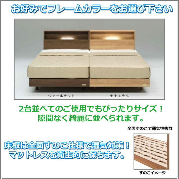 楽天市場】フランスベッド ベッドフレームマットレスセット ダブルPR70 