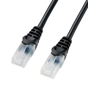 �y����s�z�T�����T�v���C �c���܂�h�~CAT5eLAN�P�[�u���@�u���b�N�@15m LA-Y5TS-15BK