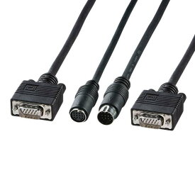 【代引不可】【サンワサプライ SANWA SUPPLY】ディスプレイ工事配線ケーブル(アナログRGB 10m) 製品型番：KC-K100