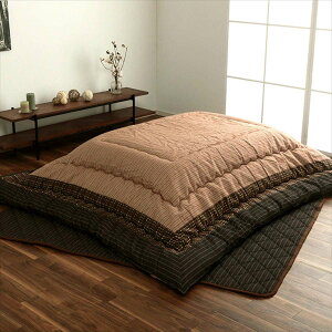 【沖縄・離島配送不可】【代引不可】こたつ布団 掛敷セット 約205×345cm 長方形 しじら織り かけ布団 敷ふとん セット 和モダン 掛敷 こたつ 布団 IKEHIKO YKRS205345