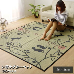 �y����s�z�������O DX�N���l�R ���O �J�[�y�b�g 2�� ��176×176cm �����` �a�� ������ ���s�D�z ���� IKEHIKO 8165400
