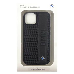 iPhone14 �P�[�X �J�o�[ BMW �{�v �w�ʃP�[�X �u���b�N �� �o�b�N�P�[�X TEXTURED AND BIG LOGO STRIPE �G�A�[�W�F�C BMHCP14S22RDPK
