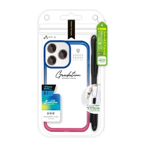 iPhone 14 Pro �Ή� 6.1�C���` �P�[�X �J�o�[ �ϏՌ� �O���f�[�V���� �w�ʃP�[�X NC1 �u���[x�X�g���x���[ �o�b�N�J�o�[�P�[�X �G�A�[�W�F�C AC-P22P-NC1