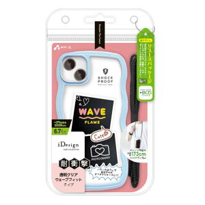 iPhone14Plus Ή 6.7C` P[X Jo[ ϏՌ EF[utBbg wʃP[X u[ pXeJ[ wʃNA 킢 GA[WFC AC-P22X-WA BL