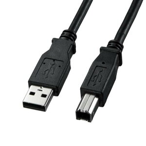 �y����s�zUSB2.0�P�[�u�� �u���b�N 1.5m USB�P�[�u�� A-B�R�l�N�^ �W���P�[�u�� �T�����T�v���C KU20-15BKK2