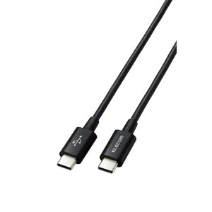 ysz^CvC P[u USB Type C to Type C 0.3m ubN PD 60WΉ Chromebook Mac PC iPad Android Nintendo Switch  Type-C @Ή GR MPA-CCYS03NBK