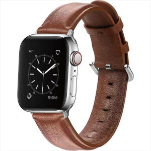 Apple Watch 41/40/38mm�Ή� ���U�[�o���h �u���E�� �A�b�v���E�H�b�` �x���g �o���h PU���U�[ ������� �V���v�� ���������肠 GRK-WS11BR
