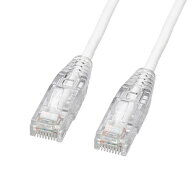 【代引不可】カテゴリ6A LANケーブル 3m ホワイト（スリム、やわらか、ツメ折れ防止コネクタ） サンワサ…