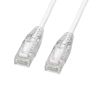 �y����s�z�J�e�S��6A LAN�P�[�u�� 10m �z���C�g�i�X�����A���炩�A�c���܂�h�~�R�l�N�^�j �T�����T�v���C KB-SL6AYS-10W