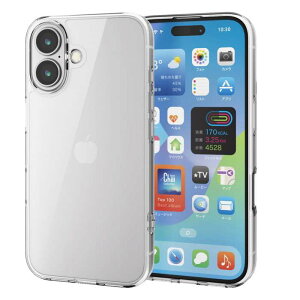 �y����s�ziPhone16 iPhone 16 �Ή� 6.1�C���` �n�C�u���b�h�P�[�X �t�H���e�B��(R) �N���A �P�[�X �J�o�[ iPhone�P�[�X �G���R�� PM-A24AHVCK2CR