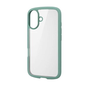 �y����s�ziPhone16 iPhone 16 �Ή� 6.1�C���` TOUGH SLIM LITE �n�C�u���b�h�P�[�X �t���[���J���[ �O���[�� �P�[�X �J�o�[ iPhone�P�[�X �G���R�� PM-A24ATSLFCGN