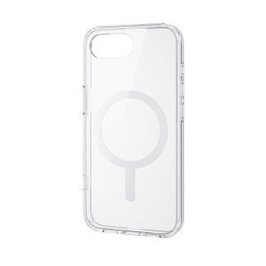 �y����s�z�G���R�� iPhone 16e �P�[�X �n�C�u���b�h �Ռ��z�� �J���������Y�ی�݌v �z���C�g �G���R�� PM-A25SMAG02WH