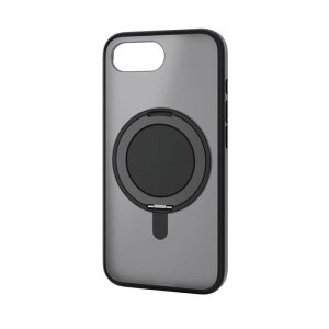 �y����s�z�G���R�� iPhone 16e �P�[�X �n�C�u���b�h 360�x��]�X�^���h�@�\�t �}�b�g�u���b�N �G���R�� PM-A25SMAGSTBK