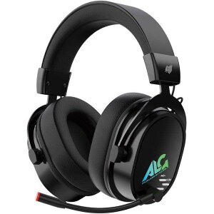 7.1ch ���C�����X�Q�[�~���O�w�b�h�Z�b�g USB Bluetooth �Q�[���p �}�C�N �u���b�N �A���[�� ALG-GMWHS7BK