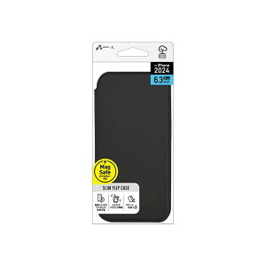 iPhone16 Pro�p MagSafe�[�d�Ή� �蒠�^�X�����P�[�X BK �G�A�[�W�F�C AC-P24P-PMB BK