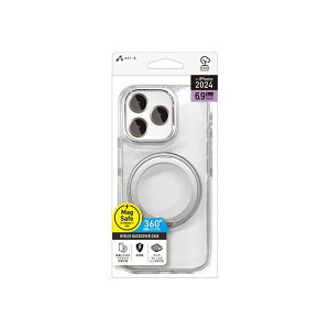 iPhone16 Pro Max�p MagSafe�[�d�Ή� �X�^���h�����O�t�w�ʃP�[�X SL �G�A�[�W�F�C AC-P24PX-CMR SL