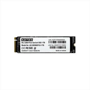 yEzszyszSSD M.2 NVMe PCIe Gen3x4 (2280) 1TB ADTEC AD-SSDM2PG3-1TB