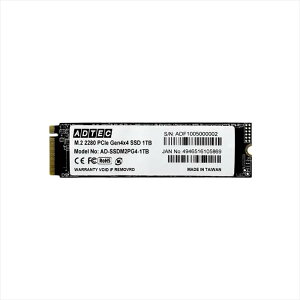 yEzszyszSSD M.2 NVMe PCIe Gen4x4 (2280) 1TB ADTEC AD-SSDM2PG4-1TB