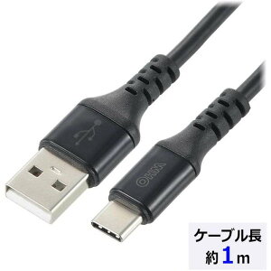 USB�P�[�u���iType-A+Type-C/���o�͋}���[�d/�����O�u�b�V��/4�����X���b�g/1m/�u���b�N�j OHM SMT-L10CAS-K