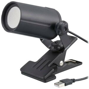 LED�N���b�v���C�g�iUSB�d��/300lm/5W/�����F/USB�P�[�u��1.5m/�u���b�N�j OHM LTC-LC08U-KN
