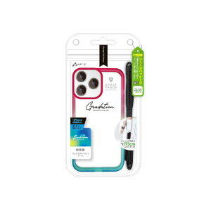 iPhone14 Pro�p �ϏՌ� �O���f�[�V�����w�ʃP�[�X �G�A�[�W�F�C AC-P22P-NC 4