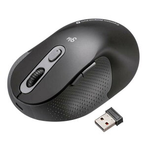 【代引不可】静音ワイヤレスエルゴノミクスコンボマウス MA-EWBBS528MBK サンワサプライ MA-EWBBS528MBK