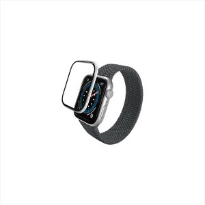 yszAbvEHb` KX tB y Apple Watch SE 2 / SE / Series 6 44mm Ή z Sʕی \ʍdx10H  t[t wh~ Vo[ GR AW-23DFLGFALSV