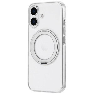 iPhone 17 360�x��]�X�^���h�t���������n�[�h�P�[�X �uMASTER CLEAR mag swing�v �N���A/�V���o�[ LEPLUS NEXT LN-IM25MCMSSV