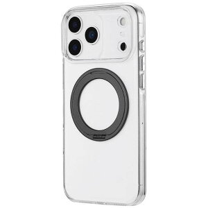 iPhone 17 Pro Max 360�x��]�X�^���h�t���������n�[�h�P�[�X �uMASTER CLEAR mag swing�v �N���A/�u���b�N LEPLUS NEXT LN-IL25MCMSBK